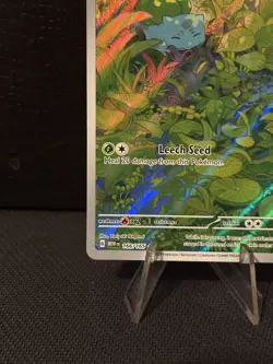 Bulbasaur 166/165 IR Full Art Holo Scarlet & Violet Pokemon 151 NM - Image 5
