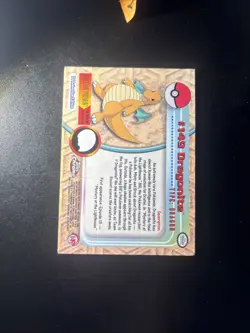 2000 TOPPS CHROME POKEMON T.V. #149 DRAGONITE - Image 2