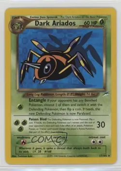 Dark Ariados Pokemon Neo Destiny #17 2002 - Image 1