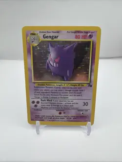 Pokemon Gengar Fossil Holo Rare 5/62 🔥 - Image 1