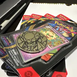 8 Factory Sealed Phantasmal Flames Blister Booster Packs TCG Pokemon - Image 3