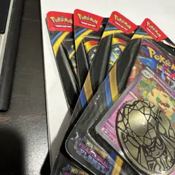 8 Factory Sealed Phantasmal Flames Blister Booster Packs TCG Pokemon - Image 5