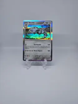 125/182 STEELIX | RARE HOLO | PARADOX RIFT POKEMON CARD - Image 1