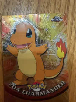 Charmander Spectra #04 2000 Topps Chrome NM Pokemon Card - Image 2
