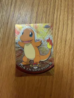 Charmander Spectra #04 2000 Topps Chrome NM Pokemon Card - Image 3