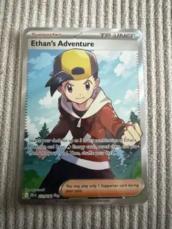 Pokemon TCG Ethans Adventure Full Art Card 221/182 Destined Rivals MINT! - Image 1