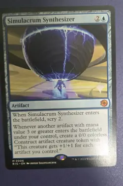 Simulacrum Synthesizer - Promo version. non foil - Image 1