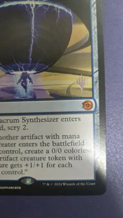 Simulacrum Synthesizer - Promo version. non foil - Image 3