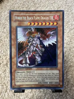 Horus The Black Flame Dragon LV8 Limted Edition Ultimate Rare #EEN-ENSE1 - Image 1