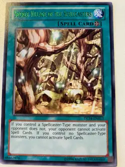 Yugioh Secret Village Of The Spellcasters DL14-EN013 Rare GREEN NM - Image 1