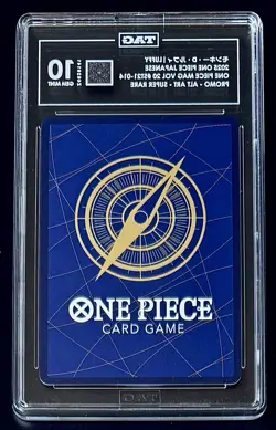 TAG 10 One Piece ST21-014 SR Monkey.D.Luffy - JP - Foil - Magazine Promo- Graded - Image 2