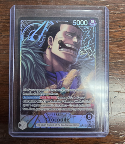 ONE PIECE THE AZURE SEA'S SEVEN CROCODILE ALT ART LEADER OP14-079 ALTERNATE ART - Image 2