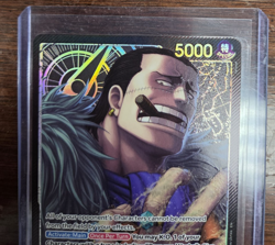ONE PIECE THE AZURE SEA'S SEVEN CROCODILE ALT ART LEADER OP14-079 ALTERNATE ART - Image 4