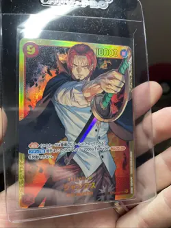 Shanks SEC OP01-120 - One Piece TCG Japanese Card Near-Mint Secret Rare - Image 1