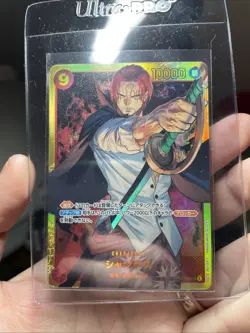 Shanks SEC OP01-120 - One Piece TCG Japanese Card Near-Mint Secret Rare - Image 4