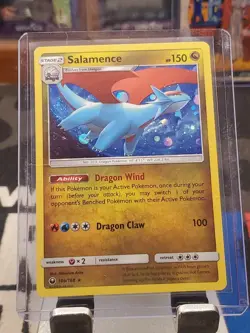 Salamence 106/168 Cosmos Holo Rare Promo Sun & Moon Celestial Storm Card 2018 NM - Image 1