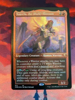 MTG Commander Legends Najeela the Blade Blossom Foil Etched - Image 1