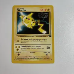 1999 Pokemon PIKACHU Kids WB Presents Pokemon The First Movie Promo Card #4 - Image 1
