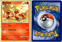Pokemon Card - Growlithe 65/123 HeartGold & SoulSilver Common Lightly Played - Image 3