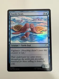 Turtle-Seals Foil MTG Magic the Gathering Card NM Near Mint TLE - Image 1