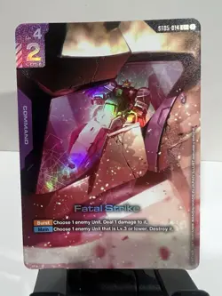 Gundam Card Game Fatal Strike C+ Alternate Foil English Edition - Image 1