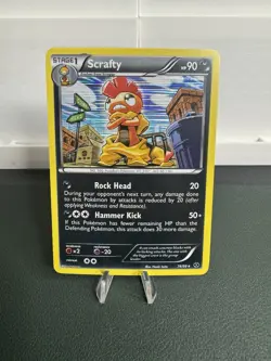 Scrafty Holo Rare Card 74/99 BW Next Destinies Near Mint - Image 1