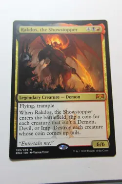 MTG Rakdos the Showstopper x1- -Ravnica Allegiance-Lightly Played - Image 1