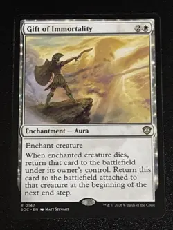 MTG Commander: Secrets of Strixhaven Gift of Immortality 0147 NM Rare - Image 1