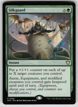 Silkguard Rare Commander: Secrets of Strixhaven 286 MTG Near Mint 2026 - Image 1