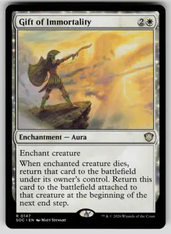 Gift of Immortality Rare Commander: Secrets of Strixhaven 147 MTG Near Mint 2026 - Image 1