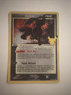Umbreon Gold Star (Holo) 17/17 Celebrations 25th Anniversary Pokemon TCG NM - Image 1