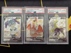 Sequential Pokemon Shining Fates V Full Art #SV114 #085 #086 PSA 10 - Image 1