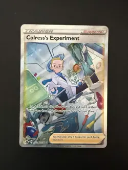 Colress's Experiment GG59/GG70 Crown Zenith Galarian Gallery Pokemon Holo NM - Image 1