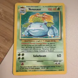Venusaur MP 15/102 Unlimited Base Set Pokemon TCG Holo - Image 1