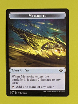 Meteorite Token x1 Outlaws of Thunder Junction 1x MTG Magic the Gathering - Image 1