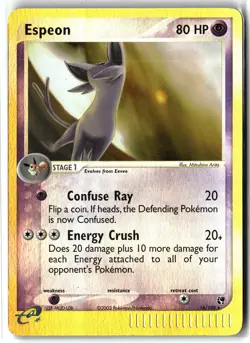 Espeon ⭐ 16/100 Reverse Holo Rare Sandstorm 2003 Pokemon LP/MP - Image 1