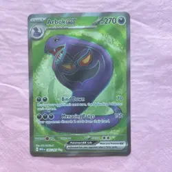 Pokemon TCG Arbok ex Ultra Rare Holo Scarlet & Violet 151 185/165 Eng 2023 - Image 1
