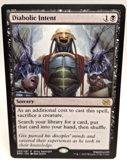 MTG Diabolic Intent Rare Sorcery Brothers War 089/287 - 212 - Image 1