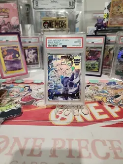2025 ONE PIECE OP12-LEGACY OF THE MASTER ALTERNATE ART #060 BOEUF BURST PSA 10 - Image 1