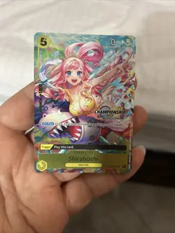 One Piece Card Game TCG - Shirahoshi OP03-116 - Championship CS 2024 Event Pack - Image 1