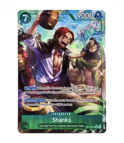 Shanks OP14-027 Alt Rare - The Azure Sea's Seven - One Piece TCG - Image 1