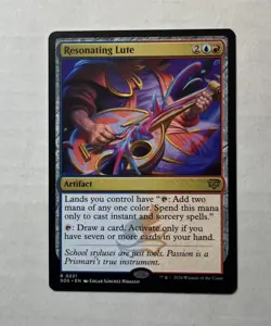 Resonating Lute - NM/M Pack Fresh - Secrets of Strixhaven MTG Magic Card English - Image 1