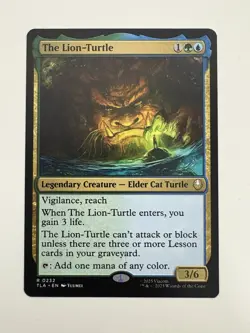 The Lion-Turtle MTG Magic the Gathering Card NM Near Mint TLA - Image 1