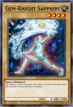 GemKnight Sapphire - HA05-EN002 Super Rare | Yu-Gi-Oh! Card - Image 1
