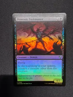 DEMONIC TASKMASTER FOIL - Magic: The Gathering - Rahn NM/M - Image 1