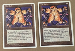2x - The Rack -4th Edition -MTG - Magic the Gathering - x2 - Image 1