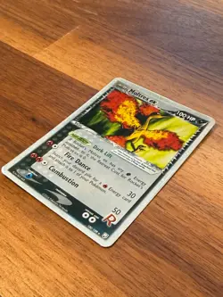 Pokemon Team Rocket Returns Rocket's Moltres EX 100/109 Holo HP - Image 3