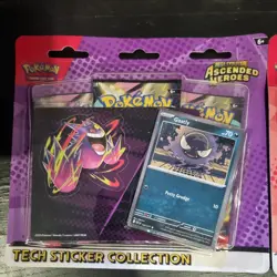 Pokemon Ascended Heroes Tech Sticker Collection Charmander & Gastly ✅Sealed UK - Image 2