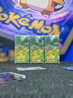 Pokemon TCG Chinese 151C 4.0 Booster Box Collection Surprise Slim 15 Packs 3Boxs - Image 1