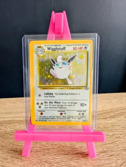 Miscut Rare - Pokemon Card Jungle - Wigglytuff 16/64 Holo Foil Rare. - Image 1